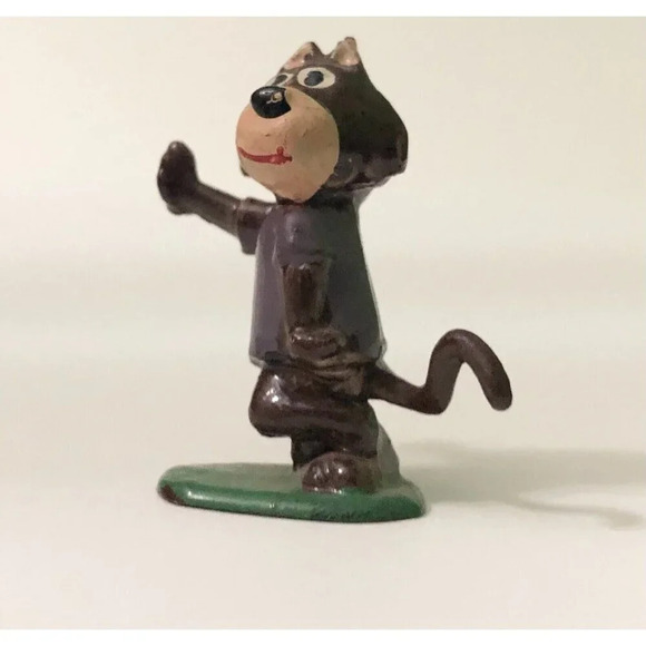 Vtg Marx Tinykins Hanna Barbera Fancy Fancy  Top Cat Mini Figure Hand Painted - Picture 6 of 14